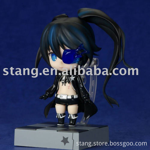 PVC anime hair figure toys,plastic anime figurine